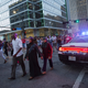 People rally in Dallas July 7, 2016, to protest the deaths of Alton Sterling and Philando Castile.
LAURA BUCKMAN/AFP/Getty Images